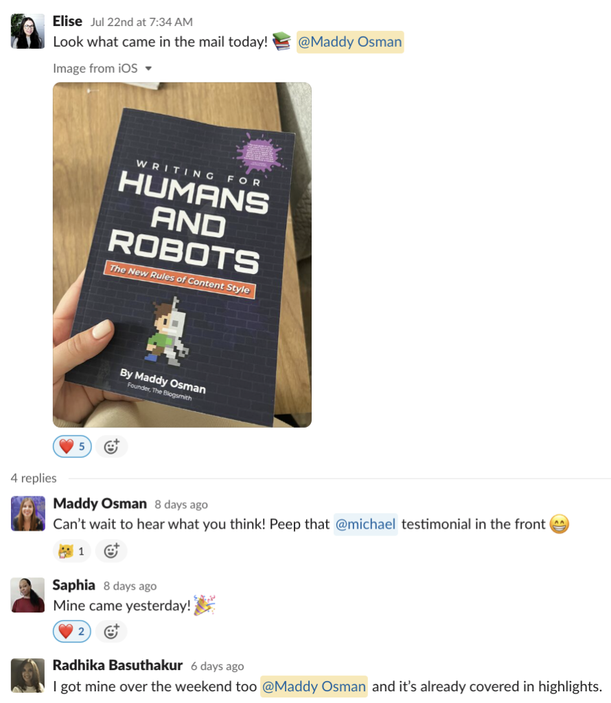Elise Dopson Writing for Humans and Robots review